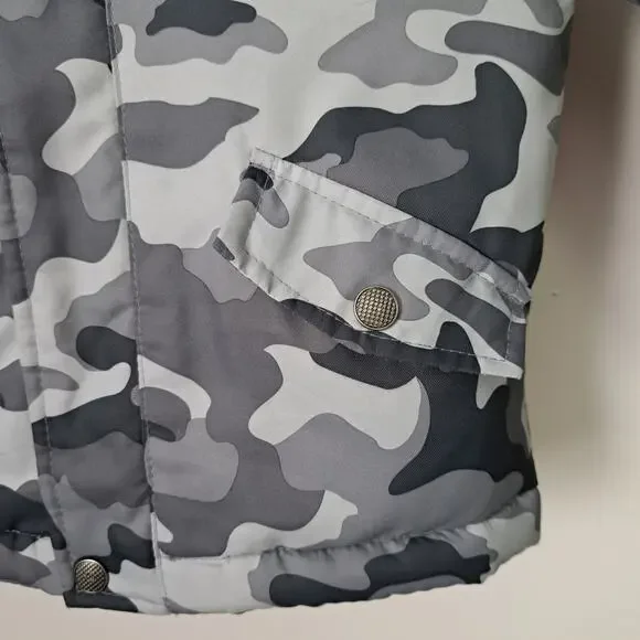 Cat & Jack Toddler Boys Camo Full Zip Puffer Winter Coat 3T - Picture 3 of 10